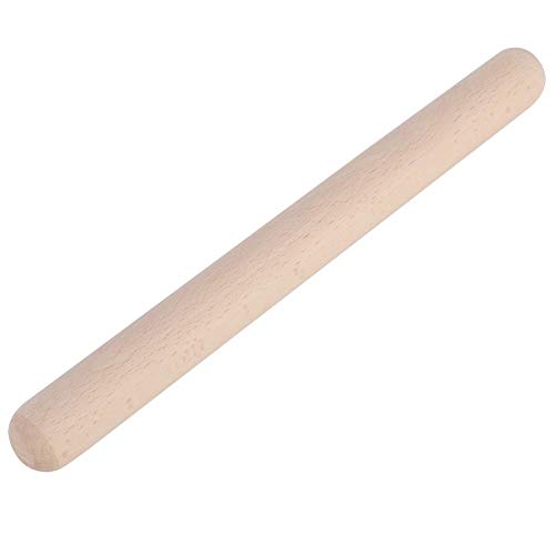 Home Solid Wood Rolling Pin Cake Pastry Pizza Rolling Pin Baking Tool Kitchen Utensils for Pasta, Cookie Dough, Pastry, Bakery, Pizza, Fondant, Chapati(39CM)