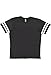 LAT Adult Unisex Fine Jersey Crew Neck Short Sleeve Football Tee (6937) Vintage Smoke/Blended White, L
