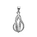 10Pcs White Gold Plated Pearl Bead Cage Locket Pendants, No Color, Size No Size