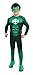 Green Lantern Child's Deluxe Hal Jordan Costume with Light Up Logo - One Color - Medium