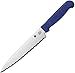 Spyderco Kitchen Utility SpyderEdge Knife, 6-Inch, Blue