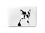 Boston Terrier Sticker #3 Decal for Mac Laptops