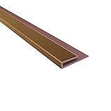 Fasade - 4 ft Decorative Vinyl Edge J-Trim Oil-Rubbed Bronze