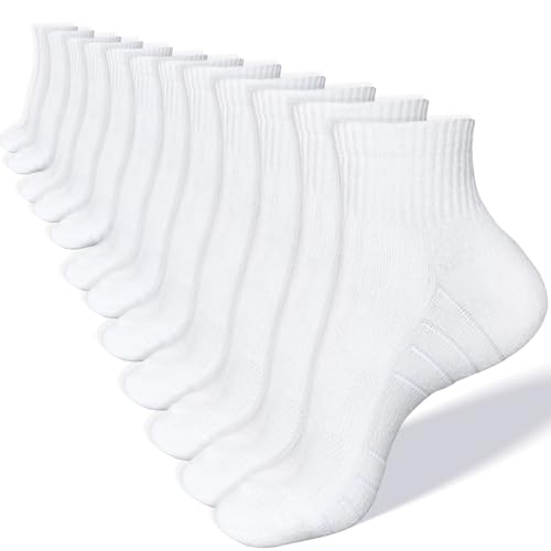 HUEFP 6 Pairs Women’s Ankle Socks, For Athletic Hiking & Everyday Wear at Amazon