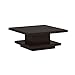 ioHOMES Celio Square Coffee Table, Red Cocoa