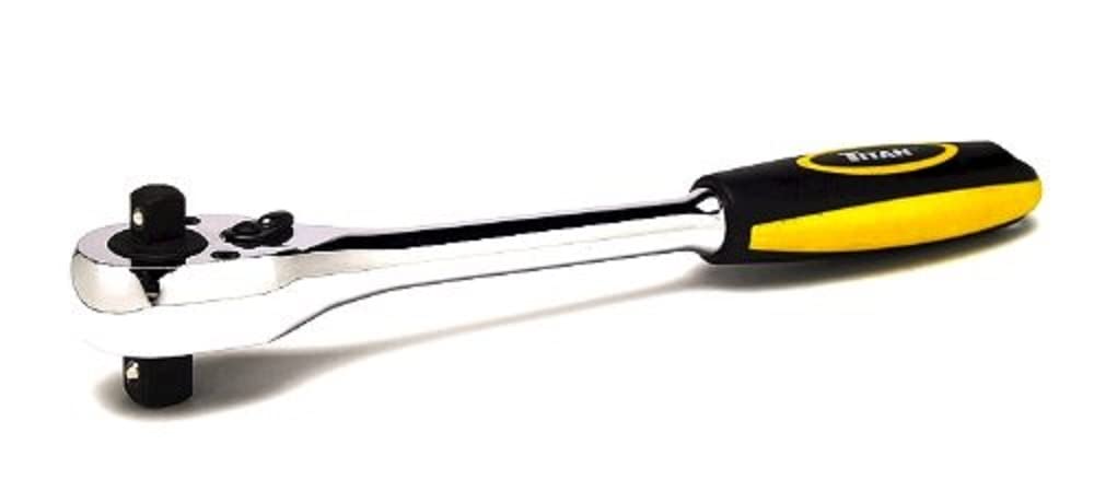 Titan Tools 11058 3/8 and 1/2-Inch Drive Ratchet - Multi-Colour