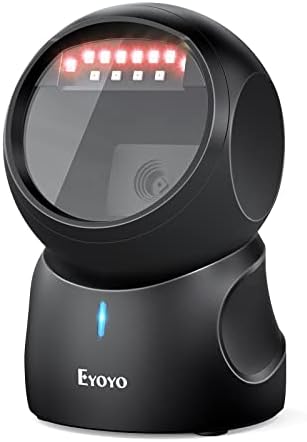 LENVII Bluetooth 2D Barcode Scanner Wireless QR Code Scanner mit Intelligenter Ladestation 3 in 1 Barcodescanner Kabellos/Bluetooth/Kabelgebunden Strichcode Scanner für Windows/Mac/Linux/Android/iOS