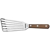 Victorinox 3-Inch by 6-Inch Chef's Slotted Fish Turner, Walnut Handle