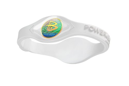 Power Balance Silicone Wristband - M, White /white