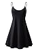 MSBASIC Women's Sleeveless Adjustable Strappy Summer Beach Swing Dress
