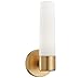 GEORGE KOVACS P5041-248 Saber Wall Sconce, 1-Light, 60 Total Watts, 12.5-in H x 4.75-in W, Honey Gold