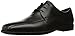 ECCO Men's Edinburgh Bike Toe Tie Oxford, Black/Black, 44 EU/10-10.5 M US