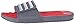 adidas Performance Men's Adissage 2.0 M Stripes Sandals,Onix Grey/Metallic Silver/Vivid Red,5 M US