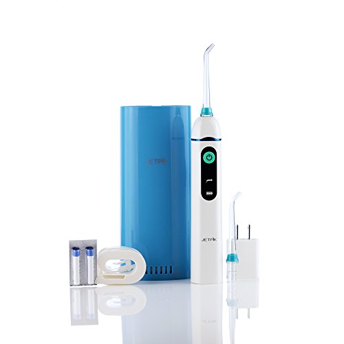 Water Flosser with 3 Attachment Tips and Oral Irrigator for Braces and all Teeth - Great for Removing Plaque and Food Particles - JP51 Solo - Jetpik