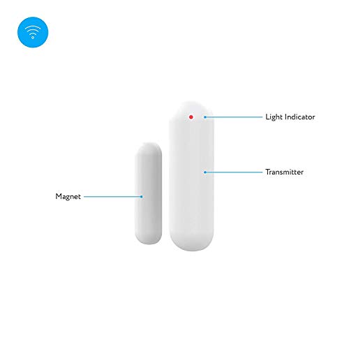 WiFi Pan Tilt Home Camera Indoor Wireless IP Security Surveillance System for Home Office Baby Pet Monitor with Free 32 Gb Micro SD Card, 3 Pack Door Window Sensors by Rubetek - Thumbnail 5