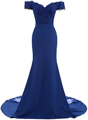 2020 Sweetheart Mermaid Prom Dress Satin with Appliques Evening Dresses Long Robe De Soiree