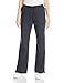 Cherokee Women's WW Flex Mid-Rise Moderate Flare Drawstring Scrub Pant, Pewter, Small