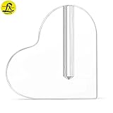 Langxun 24k Gold Long Stem Rose Heart-shaped Display Stand - Acrylic