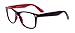 Goson Vintage Hipster Nerd Red Black two tone Frame/Clear Lens Wayfarer 57 mm Glasses