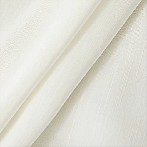 Biscaynebay Wrap Around Bed Skirts for King & Cal King Beds 15 Inches Drop, Ivory Elastic Dust