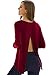 Fihapyli Women's Long Sleeve Shirts Open Back Yoga Tops Workout Tank Tops Backless Yoga Shirt Thumb Hole Active Tops Long Sleeve Workout Shirts Yoga Tee Womens Workout Clothes Activewear WineRed XL