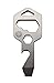 CLOSS Key 8 in 1 Titanium Multitool- Bottle Opener, Screwdriver and Wrench (Silver) (1, Silver)