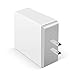 USB Wall Charger, 36 Watt (7.2 Amp) 4-Port Family-Sized USB Wall Charger. Smart USB Charger with Auto Detect Technology for iPhone 6 5s 5c 5, iPad Air mini, Galaxy S5 S4, (White)