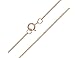 Kezef 1mm 925 Sterling Silver Necklace for Women | 16-36 inch long Silver, 18k Gold, Rose Gold Necklaces for Women - Made In Italy Real Cable Chain Jewelry | Dainty cadena de plata s925 para mujer