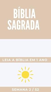 Livro Bíblia Sagrada - : Semana 2