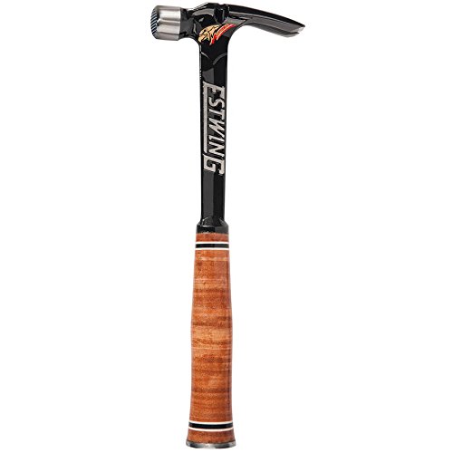 UPC 034139679134, Estwing E19SM 19 oz Black Ultra Framing Hammer with Milled Face &amp; Leather Grip