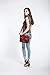 ECOSUSI Women Faux Leather Vintage Small Satchel Bag Crossbody Purse