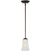 Maxim Logan-One Light Mini Pendant in Modern Style-4.5 Inches Wide by 7.5 inches high-Oil Rubbed Bronze Finish