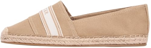 Alpargata Hilfiger Webbing FW0FW09334 para Mujer, Color Caqui (Lona Safari), 4
