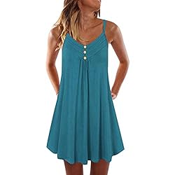Tianjinrouyi Dress Women's 3D Mini Tank Dress Shirt