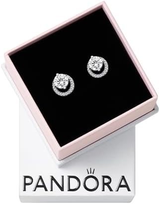 PANDORA Sparkling Elevated Heart ピアス Amazon.com: PANDORA Timeless Sparkling Elevated Heart Stud