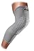 McDavid 6446 Extended Leg Sleeve with Hex Pads , Large, Grey - One pair