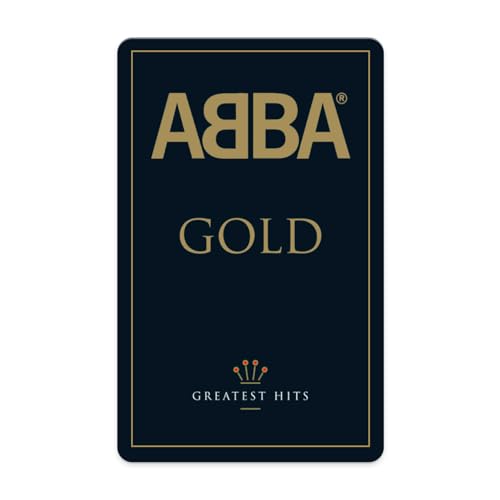Yoto ABBA Gold - Kids Audio Card for Use with Player & Mini All–in–1 Audio Player, Screen–Free Listening with Fun Festive Music for Playtime Travel & Holiday Parties, All Ages