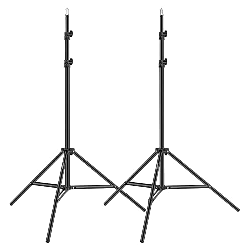 NEEWER 6,23ft/190cm Lichtstativ Light Stand aus Aluminium (2er Pack)