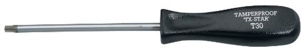 Draper 34119 Expert Quality Tx-Star T30T Tamperproof Security Screwdriver, 115mm , Blue