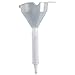 GarageBOSS Clear 1.5 Pint Large Capacity Flex Funnel, 1 Pack