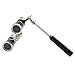 OPO Opera Theater Horse Racing Glasses Binocular Telescope with Handle (Black with Silver Trim) 3X25