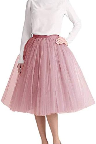 Length Layered Tulle A-line Party Prom Skirt Tulle Skirt