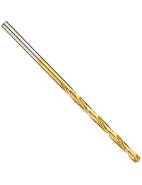 Chicago Latrobe 150 asp-tn Acero de alta velocidad Broca Jobber de longitud, revestimiento de estaño, Ronda Shank, 135 Degree punto, 1