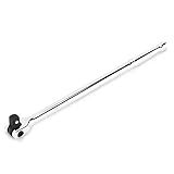 Neiko 00200A 1/2" Drive Extension Breaker Bar, Chrome-Vanadium Steel | Rotating Head | 15" Length