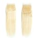 100% Brazilian Natural Human Hair Lace Closure 613 Blonde Color 12 Inch, Swiss Lace, Density 130%, 4x4 Inch Free Part