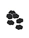 Foot Petals Spot Dot Cushion, Pressure Point Solution for Blister Relief, Rub Protection, Women's Heels, Pumps, Flats, 6pc, Black