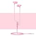 UiiSii C100 Earphones In-ear Earbuds Headphones with Microphone (Pink)