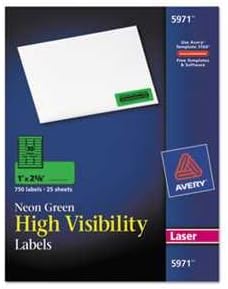 AVE5971 UNITED STATIONERS (OP) LABEL,LASR,1X2-5/8,FLGN