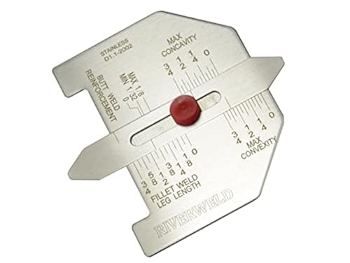 RIVERWELD HJC40 Multi-Function Welding Gauge Inspection Checks Weldment