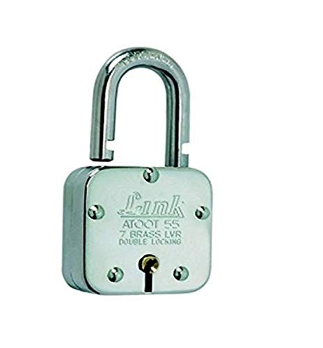 Link Atoot Combination PadLock (Silver, Polished Finish)